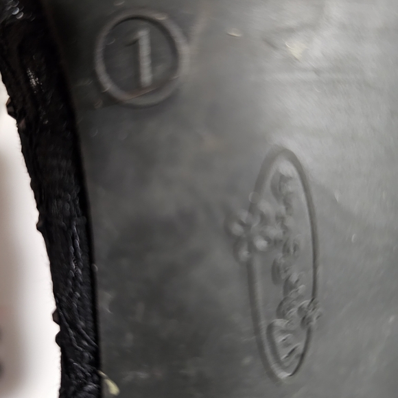 Chic Black Lace Kids Dress Shoes - Picture 6 of 8